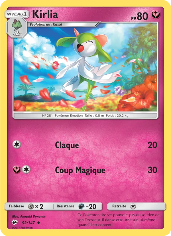 Kirlia (Ombres Ardentes #92/147)