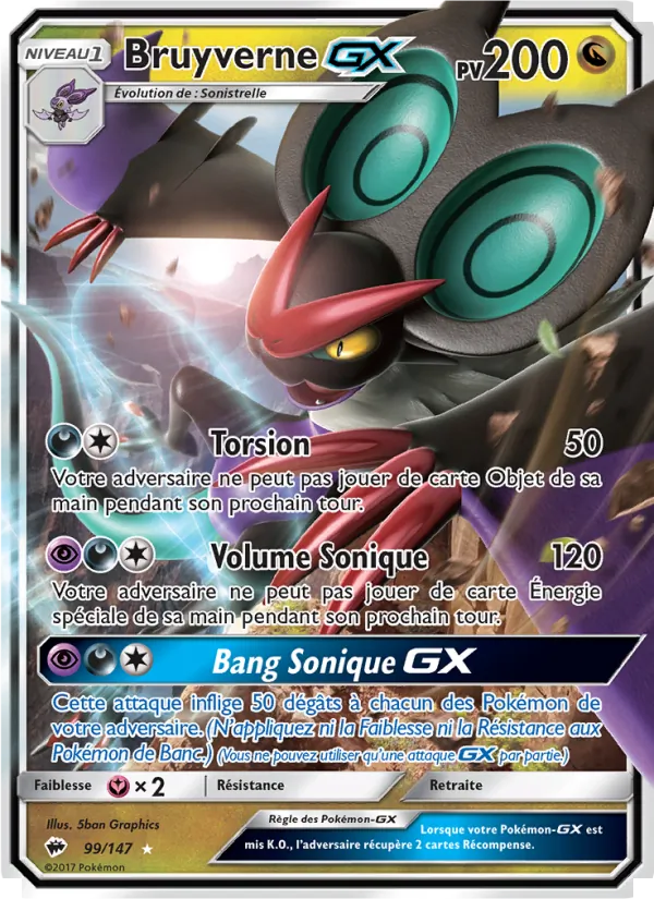 Bruyverne GX (Burning Shadows #99/147)