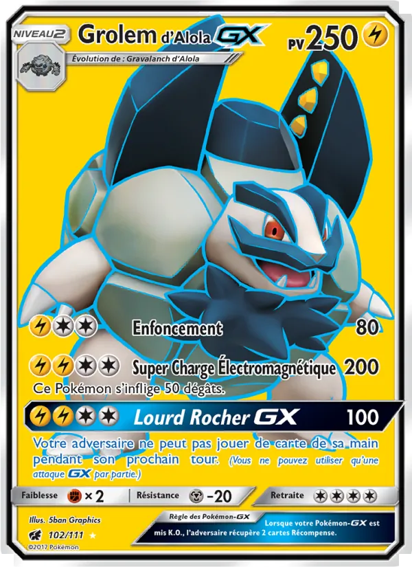Grolem d’Alola GX (Crimson Invasion #102/111)