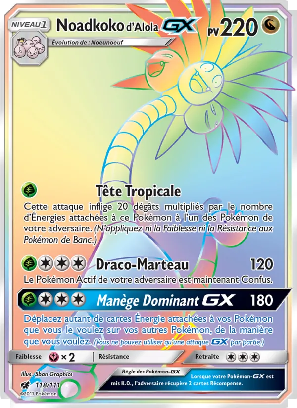 Noadkoko d’Alola GX (Crimson Invasion #118/111)