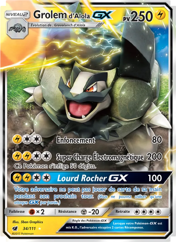 Grolem d’Alola GX (Crimson Invasion #34/111)