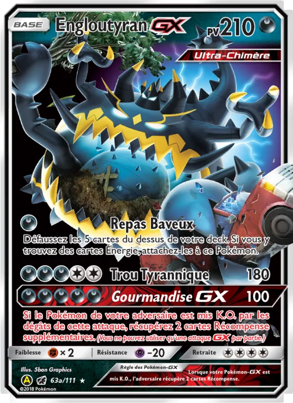 Engloutyran-GX (Crimson Invasion #63a/111)
