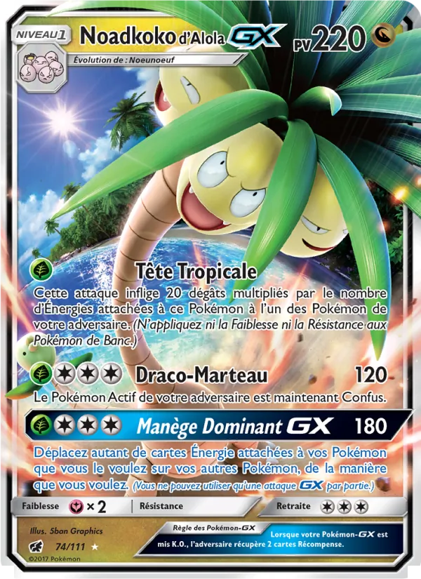 Noadkoko d’Alola GX (Crimson Invasion #74/111)