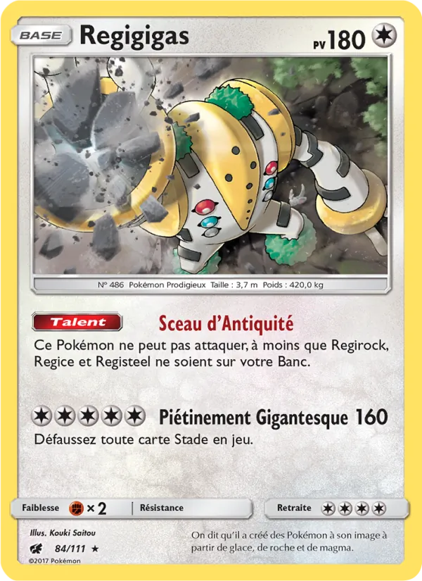 Regigigas (Crimson Invasion #84/111)