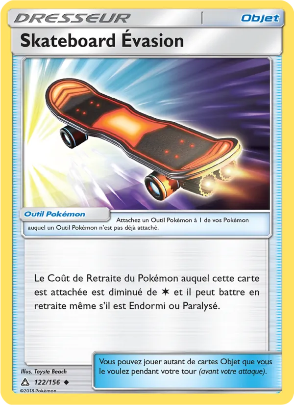 Skateboard Évasion (Ultra Prism #122/156)