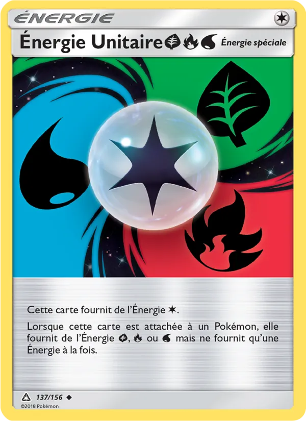 Énergie Unitaire GrassFireWater (Ultra Prism #137/156)