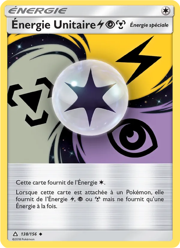 Énergie Unitaire LightningPsychicMetal (Ultra Prism #138/156)
