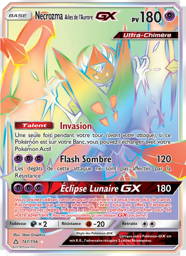 Necrozma Ailes de l’Aurore GX (Ultra Prism #161/156)