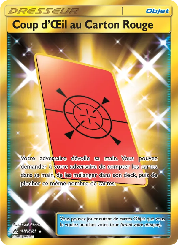 Coup d’Œil au Carton Rouge (Ultra Prism #169/156)