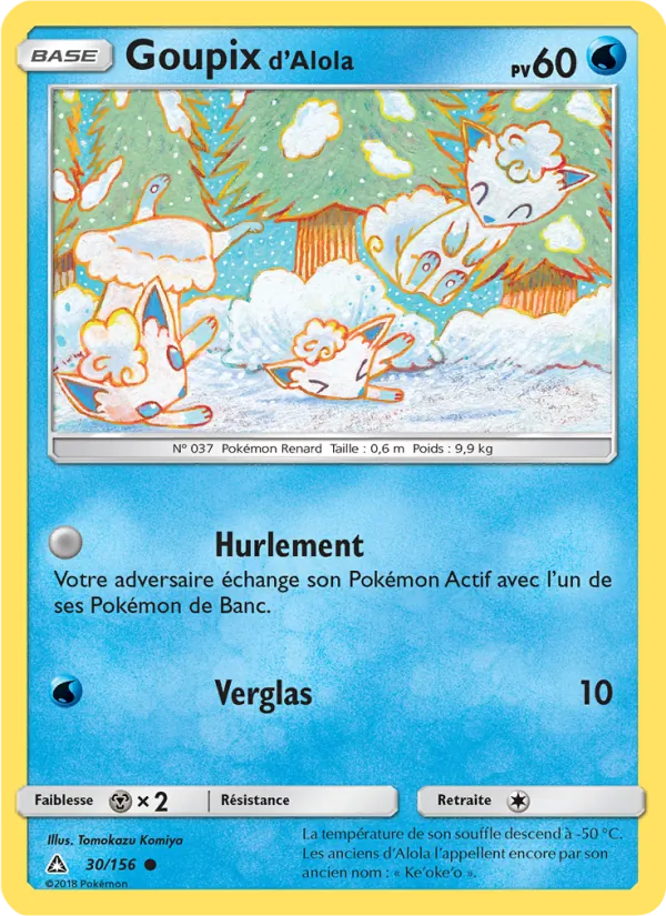 Goupix d’Alola (Ultra Prism #30/156)