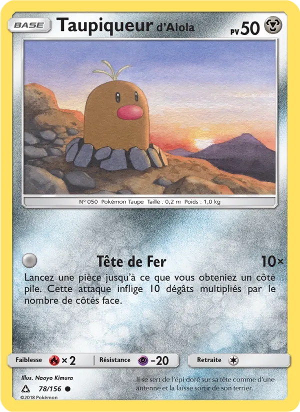 Taupiqueur d’Alola (Ultra Prism #78/156)