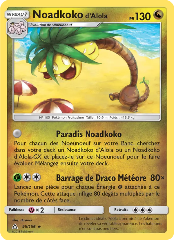 Noadkoko d’Alola (Ultra Prism #95/156)