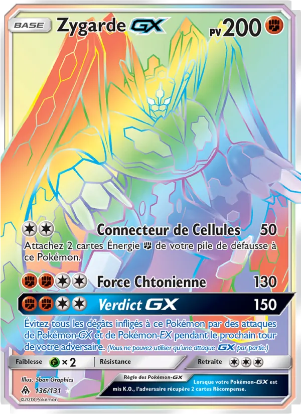 Zygarde GX (Lumière Interdite #136/131)