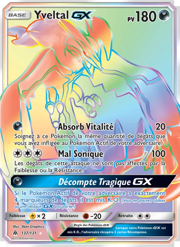 Yveltal GX (Lumière Interdite #137/131)