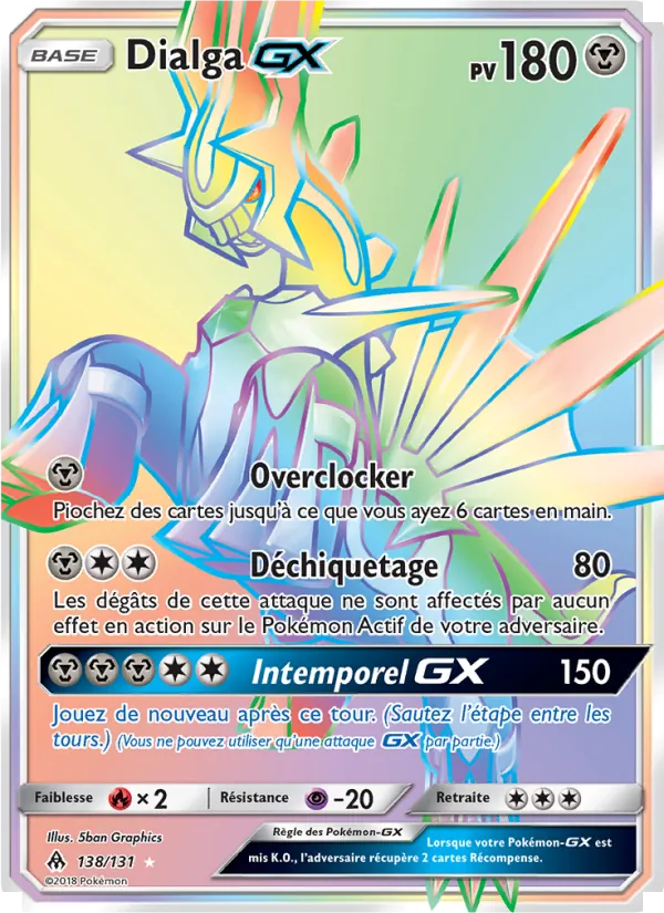 Dialga GX (Forbidden Light #138/131)