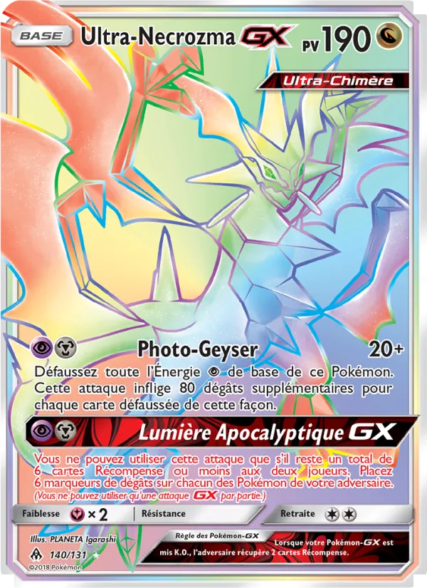 Ultra-Necrozma GX (Lumière Interdite #140/131)