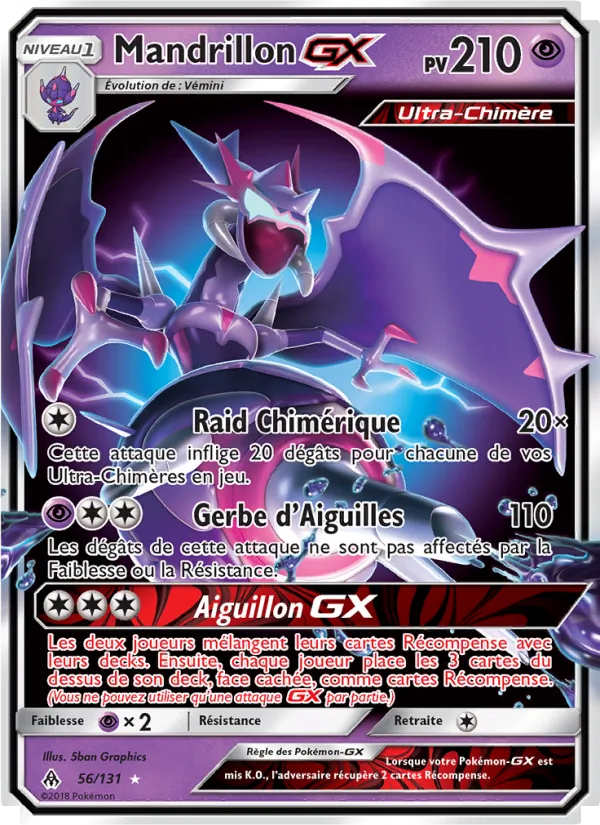Mandrillon GX (Forbidden Light #56/131)
