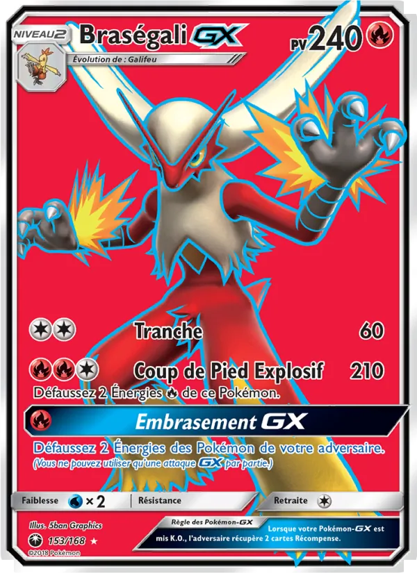 Braségali GX (Celestial Storm #153/168)