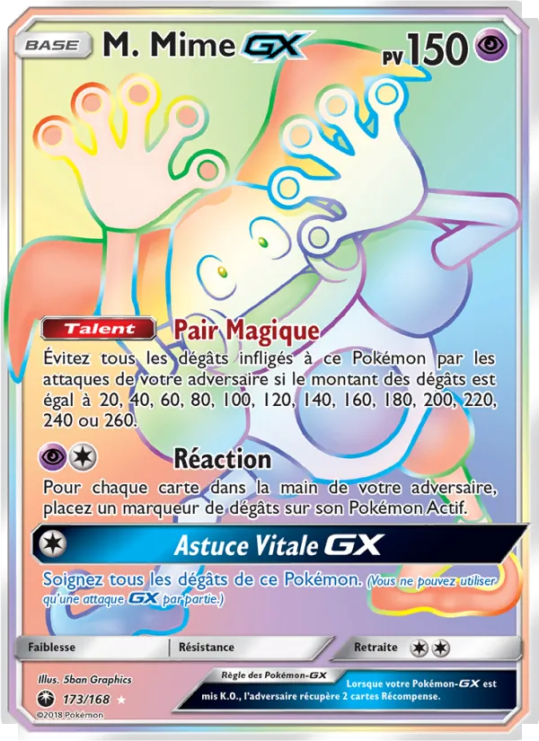M. Mime GX (Tempête Céleste #173/168)