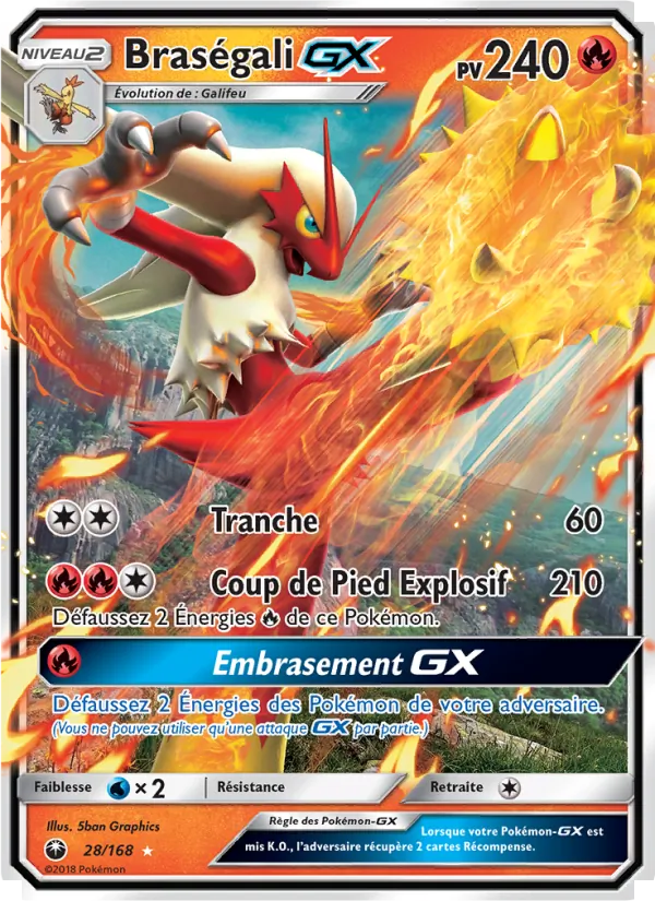 Braségali GX (Tempête Céleste #28/168)