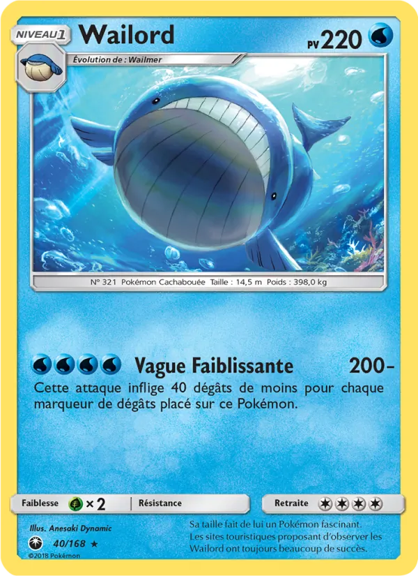 Wailord (Tempête Céleste #40/168)
