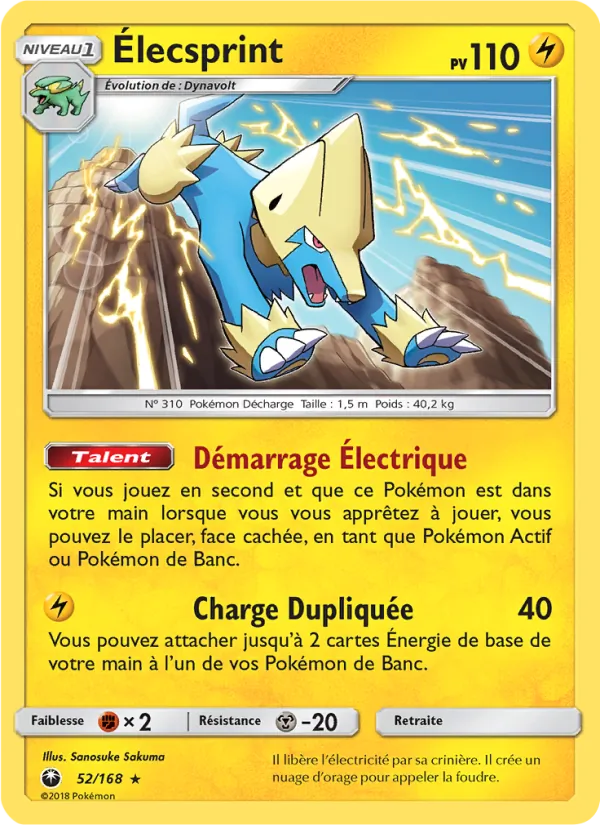 Élecsprint (Tempête Céleste #52/168)