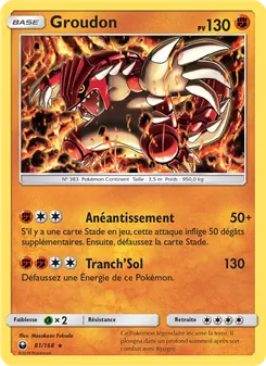 Groudon (Tempête Céleste #81/168)