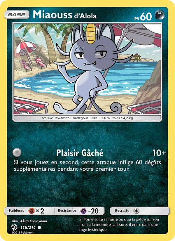 Miaouss d’Alola (Tonnerre Perdu #118/214)