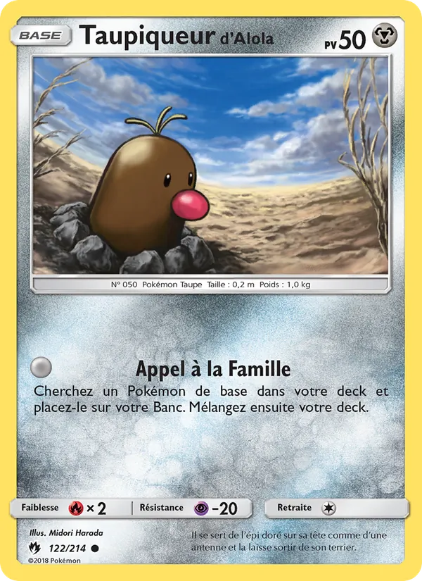 Taupiqueur d’Alola (Lost Thunder #122/214)