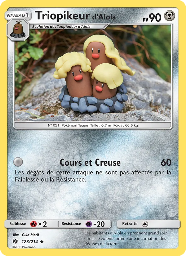 Triopikeur d’Alola (Lost Thunder #123/214)
