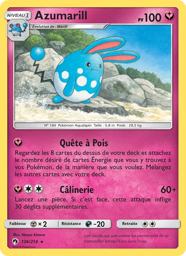 Azumarill (Lost Thunder #136/214)