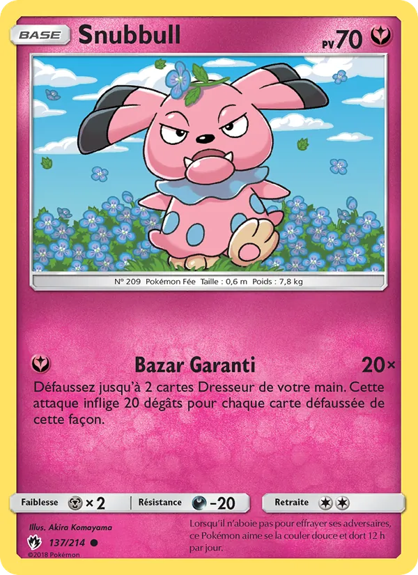 Snubbull (Tonnerre Perdu #137/214)