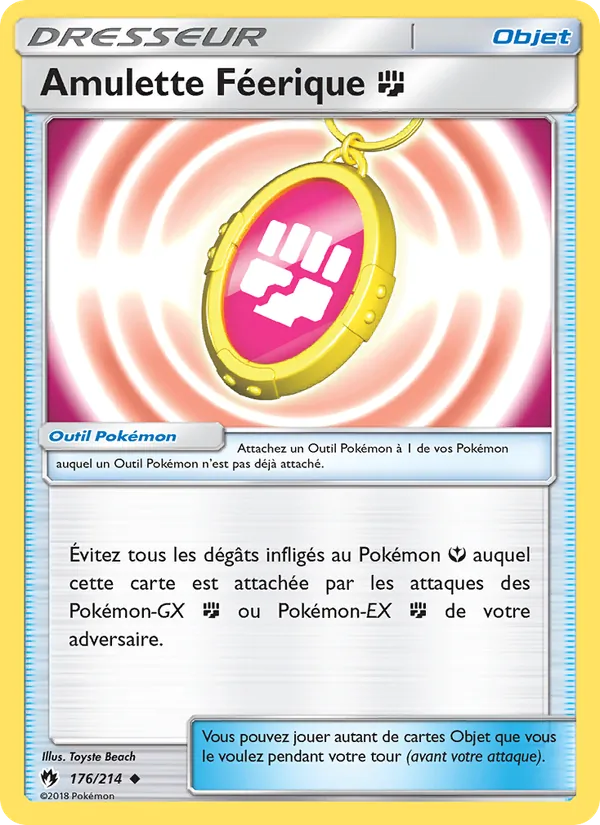 Amulette Féerique Fighting (Lost Thunder #176/214)
