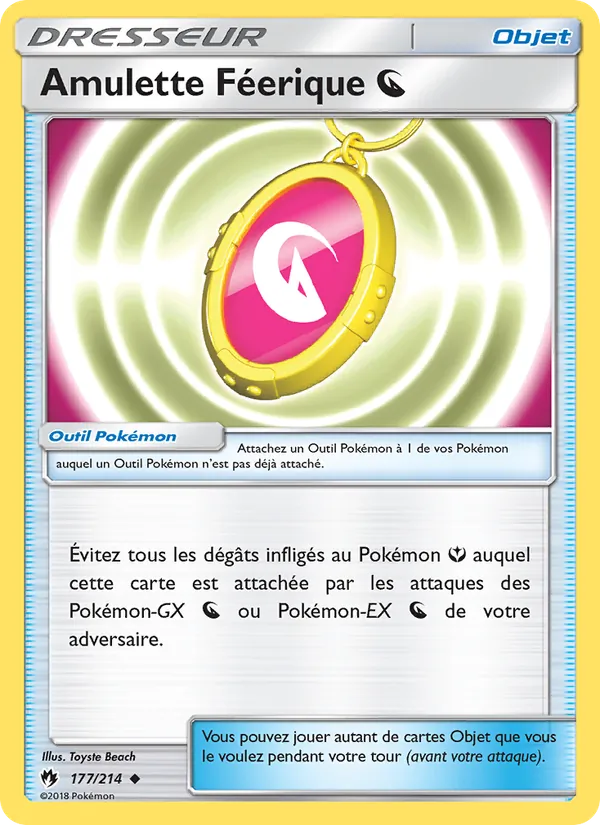 Amulette Féerique Dragon (Lost Thunder #177/214)
