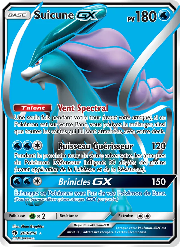 Suicune GX (Tonnerre Perdu #200/214)