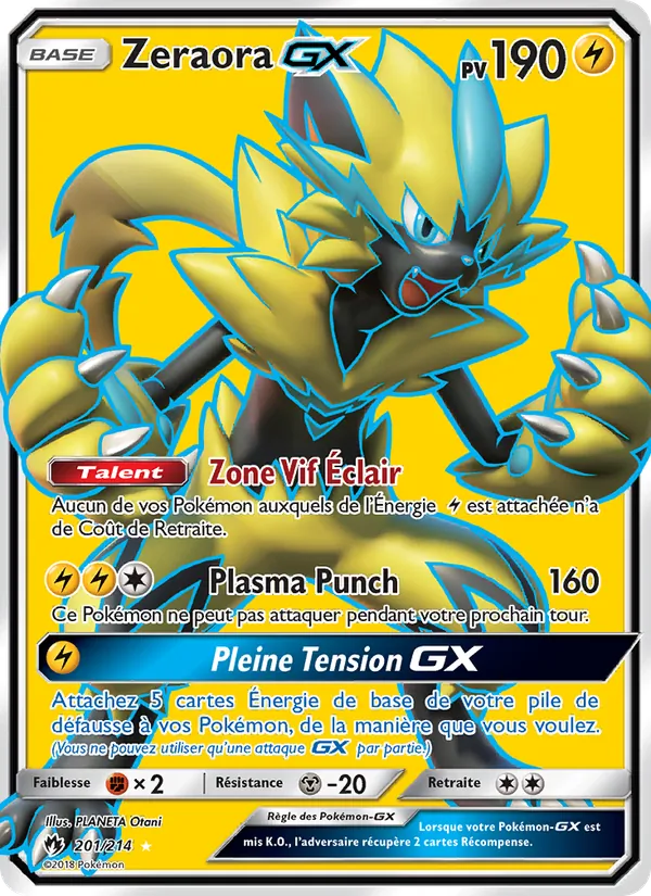 Zeraora GX (Tonnerre Perdu #201/214)