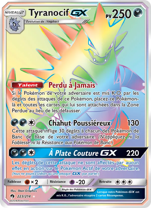 Tyranocif GX (Lost Thunder #223/214)