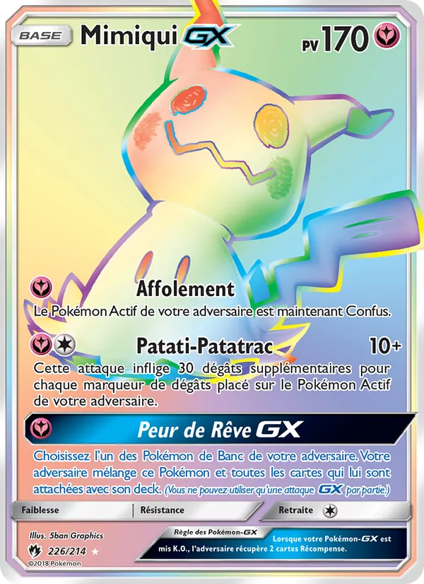 Mimiqui GX (Lost Thunder #226/214)