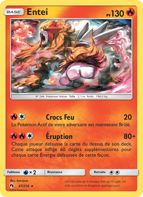 Entei (Lost Thunder #47/214)