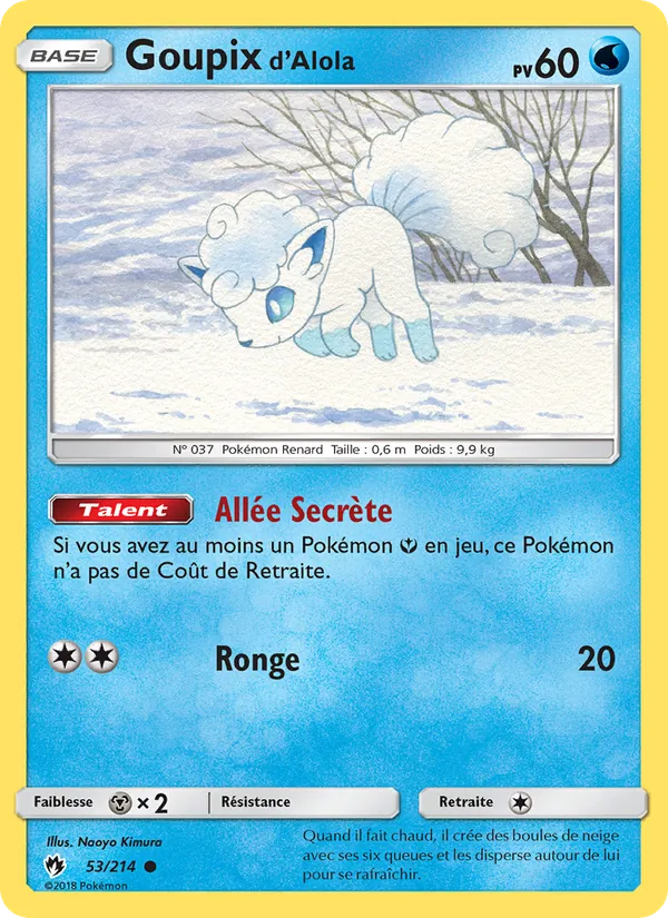 Goupix d’Alola (Lost Thunder #53/214)