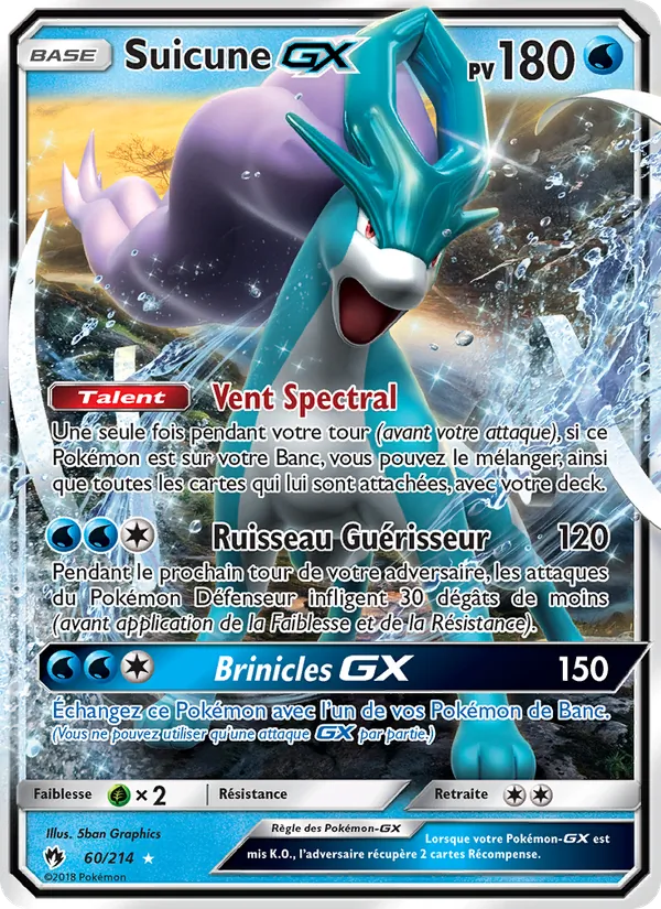 Suicune GX (Tonnerre Perdu #60/214)