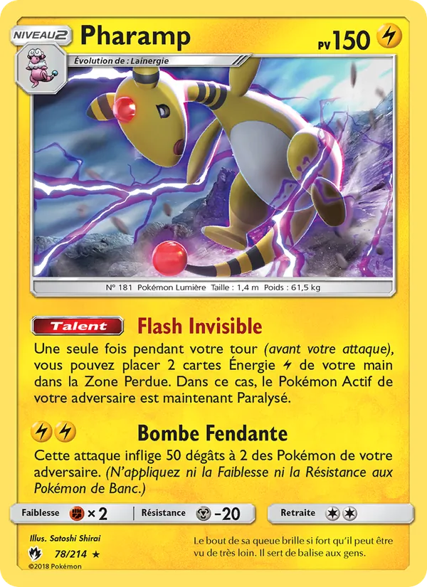 Pharamp (Lost Thunder #78/214)