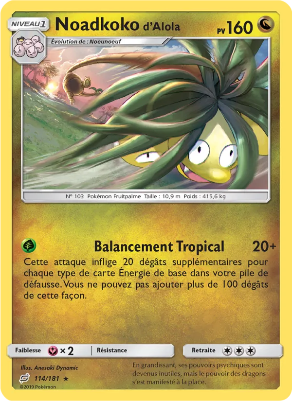 Noadkoko d’Alola (Duo de Choc #114/181)