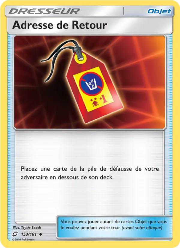 Adresse de Retour (Team Up #153/181)