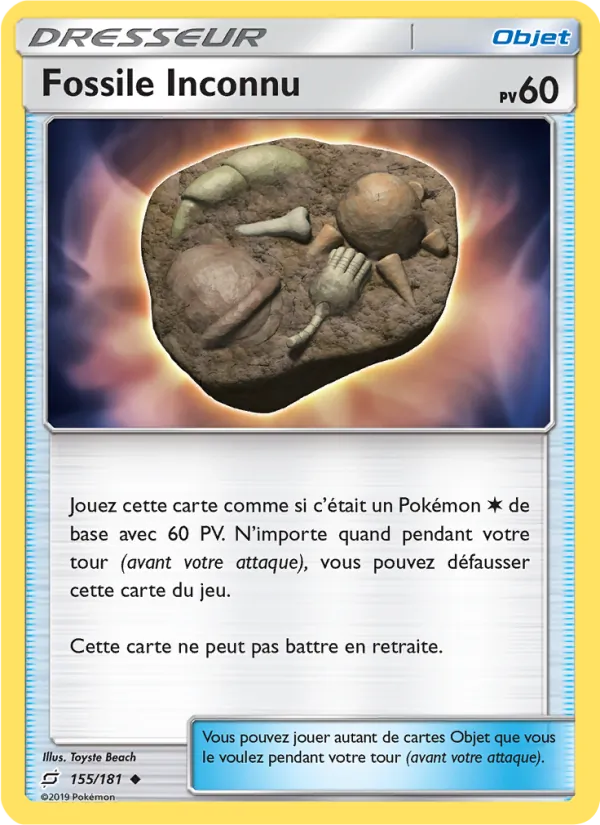 Fossile Inconnu (Team Up #155/181)