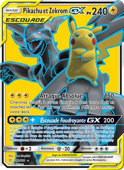Pikachu et Zekrom GX (Duo de Choc #162/181)