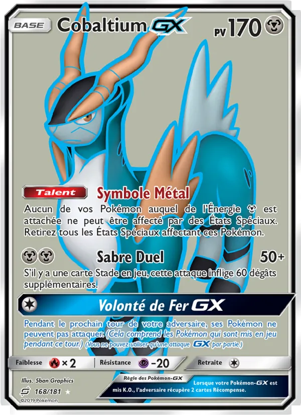 Cobaltium GX (Team Up #168/181)