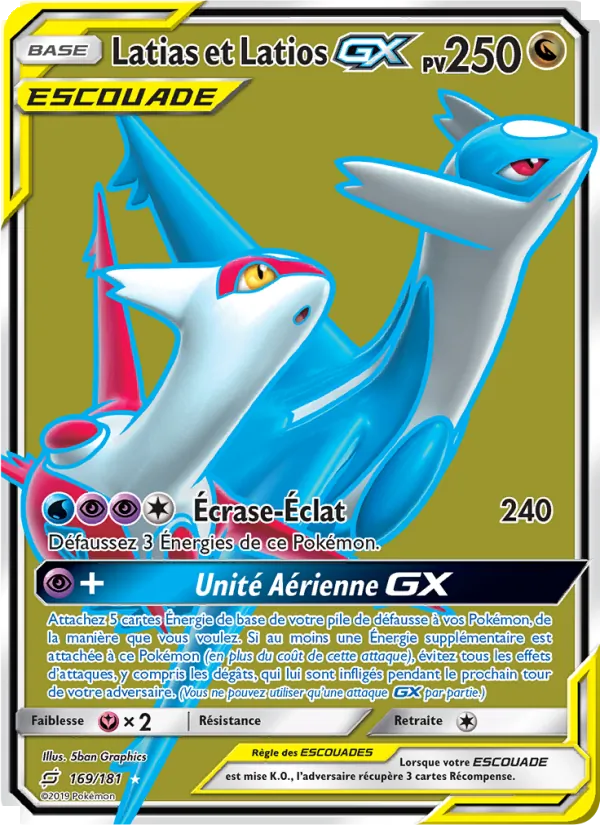 Latias et Latios GX (Team Up #169/181)