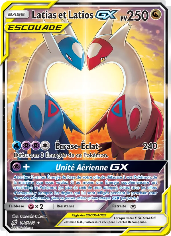 Latias et Latios GX (Duo de Choc #170/181)