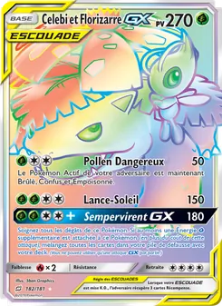 Celebi et Florizarre GX (Duo de Choc #182/181)